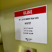 Uline Spill Containment Drum Shed image 3